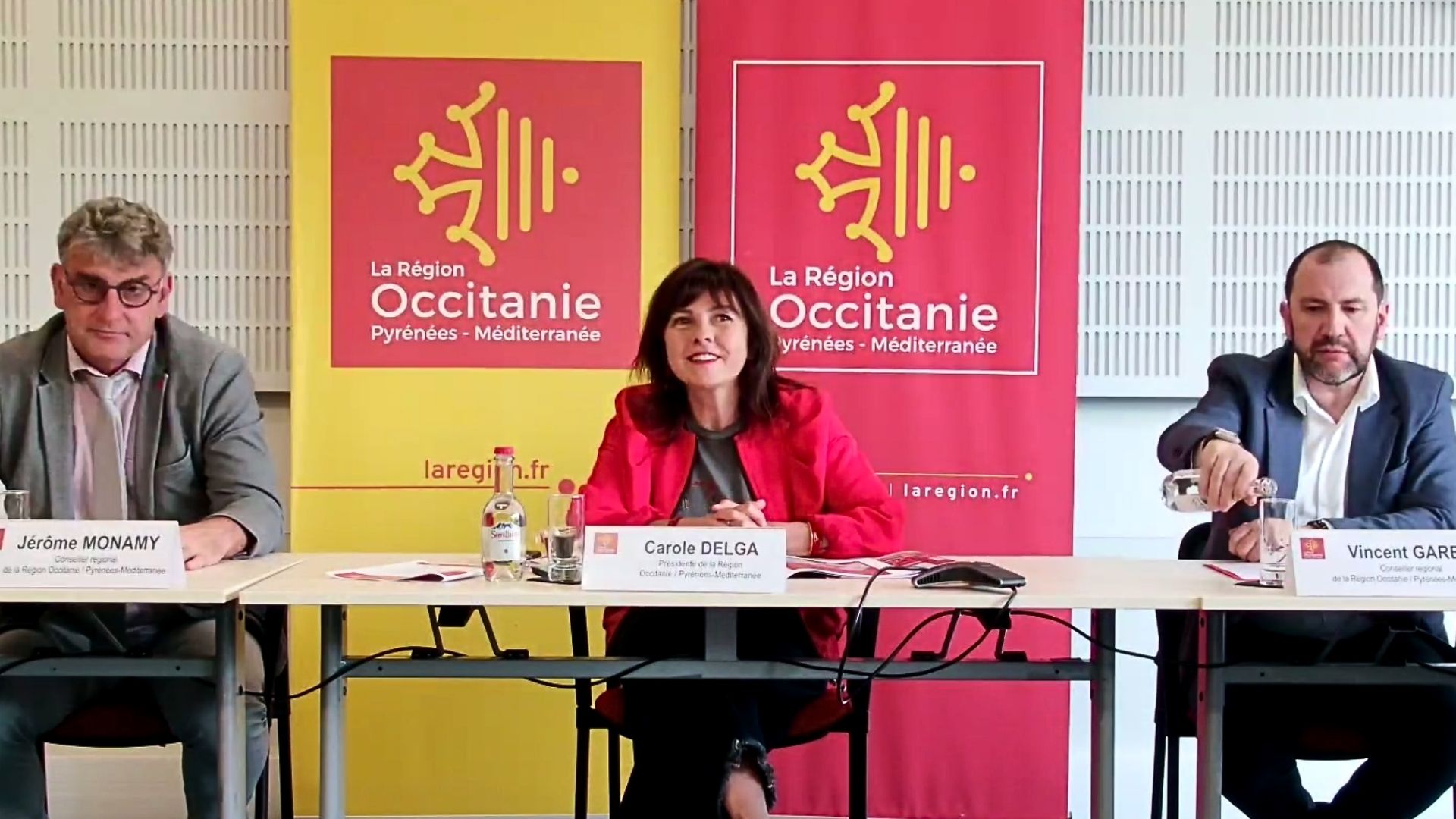 Conférence de presse Carole Delga La Région à vos côtés - Photo - Direct CP