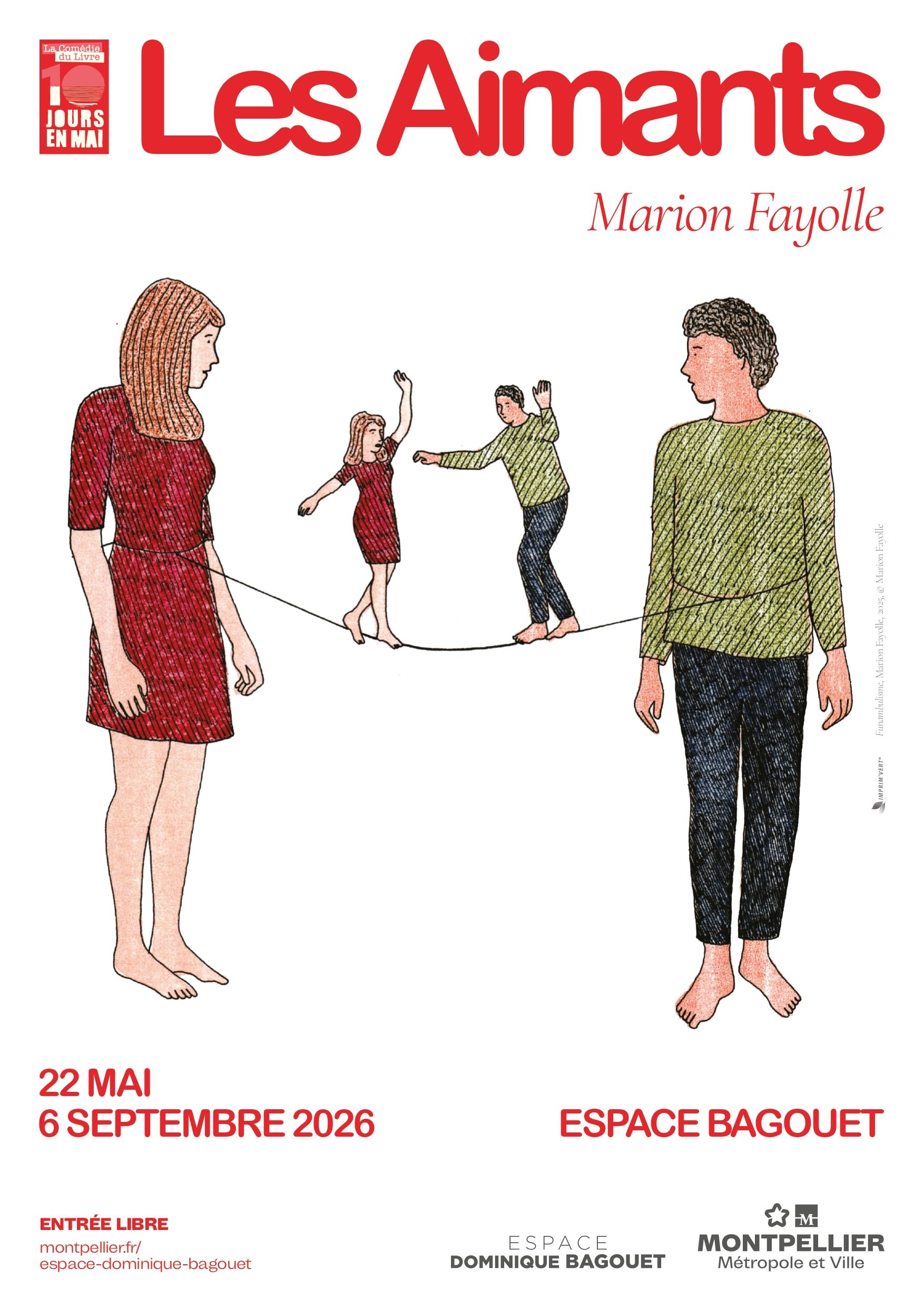 Affiche Les Amants Marion Fayolle