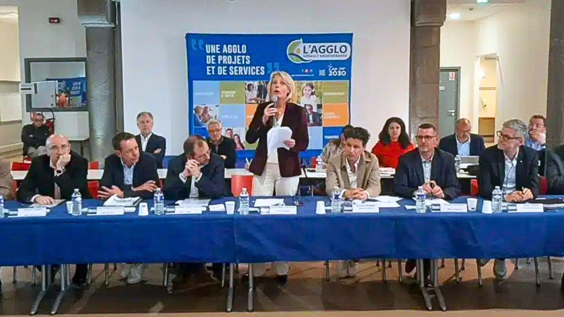 Gwendoline Chaudoir, Présidente installation du nouveau conseil d’Agglomération - Photo - DR AHM