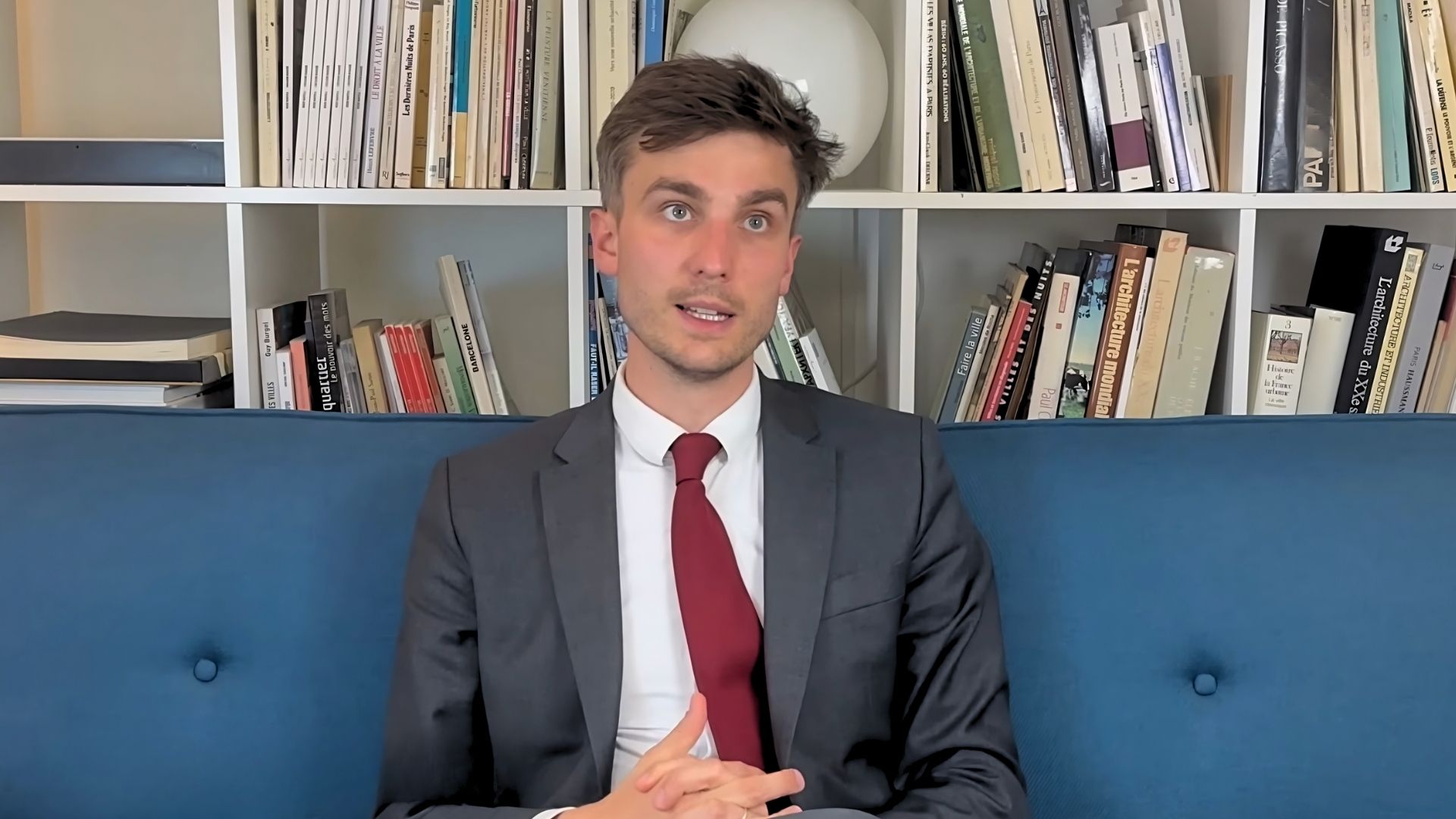 Dans la tête de Léon Deffontaines porte-parole du PCF - Photo - Screen shot YT Regards