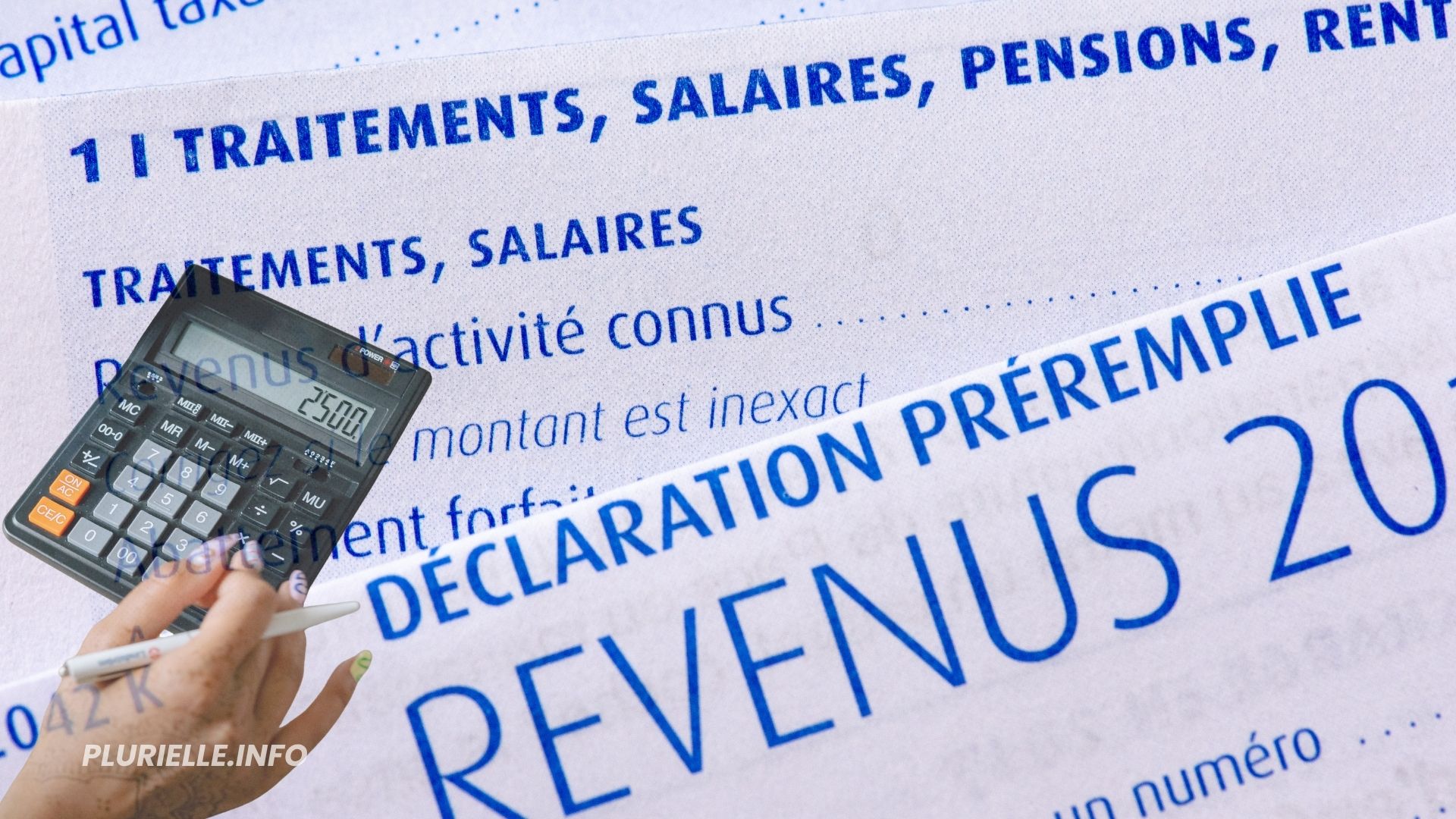 Impôt sur le revenu illustration - Photo - LAB_ PLURIELLE INFO