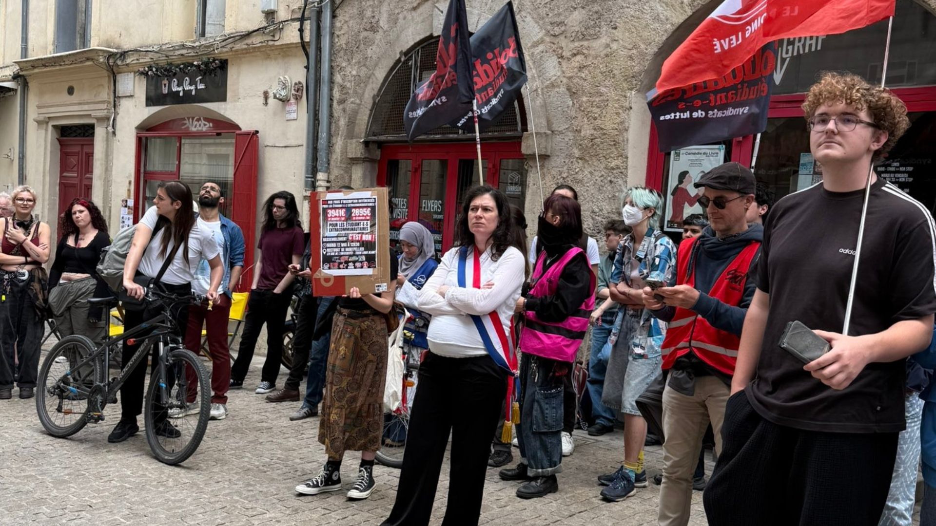 Montpellier mobilisation contre les frais universitaires différenciés - Photo - DR ON