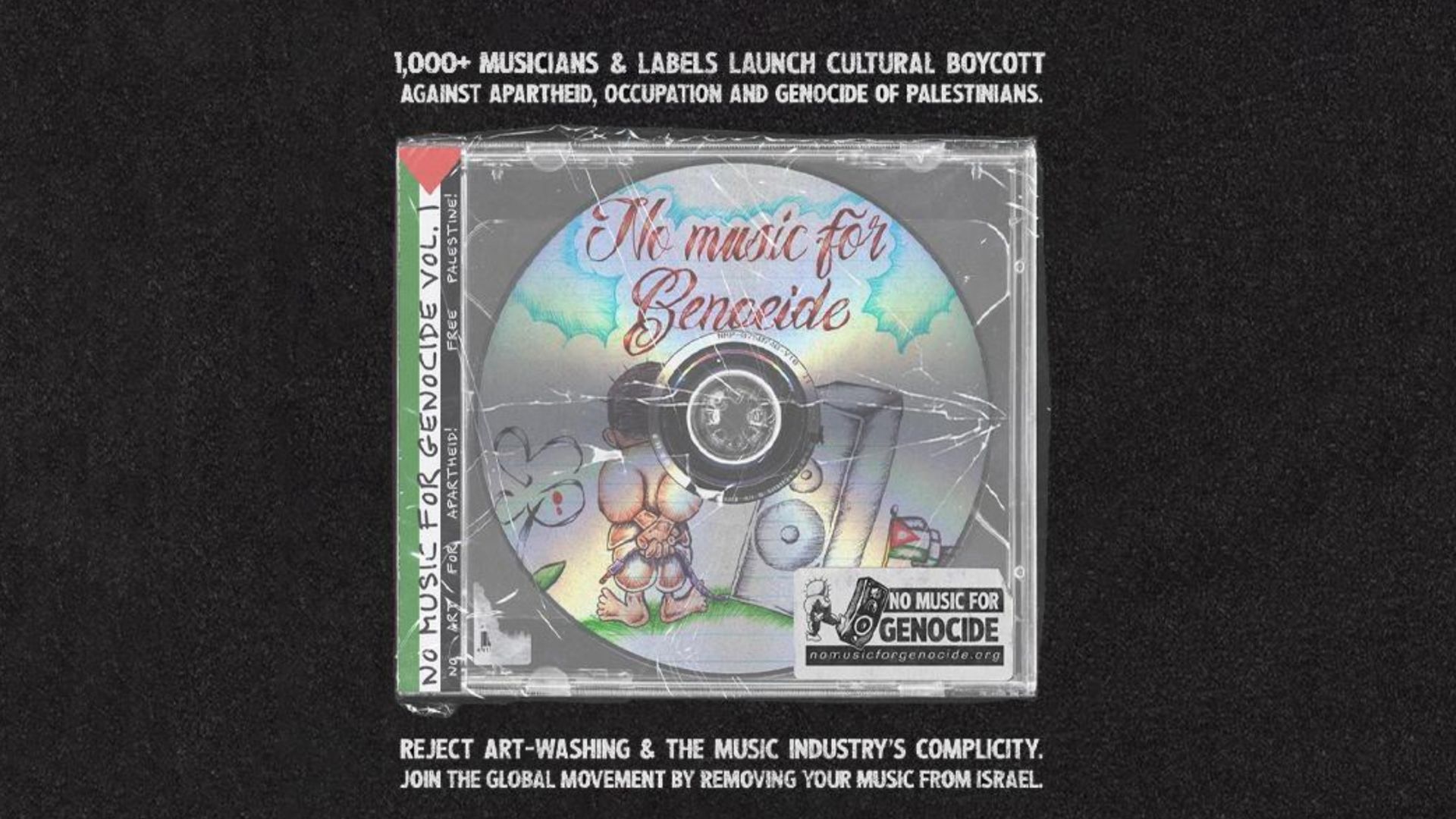 No Music For Genocide join the boycott - Photo - DR