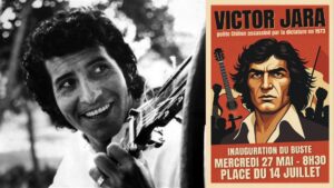 Victor Jara réel VS Victor Jara ménardisé - Illustration - DR