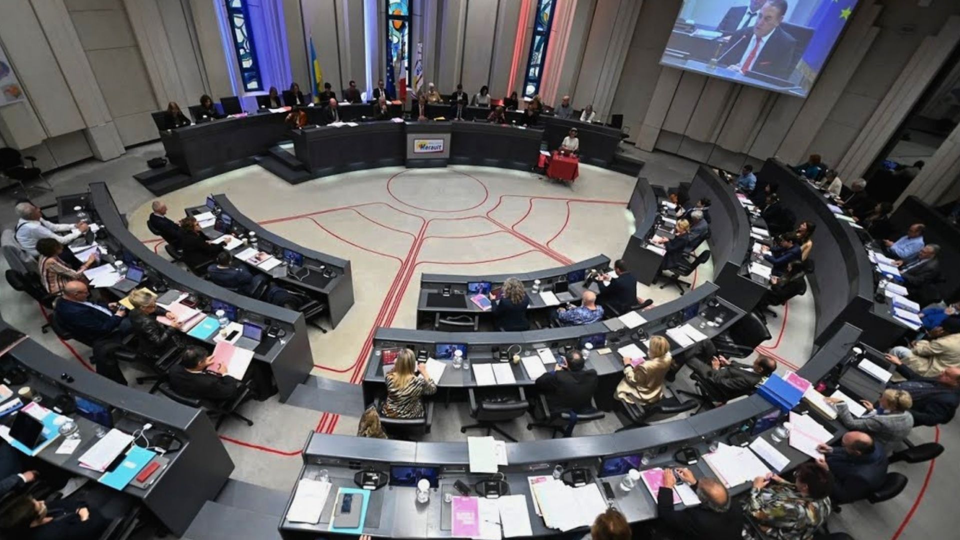 Assemblée départementale de l'Hérault - Photo - DR Hérault captation
