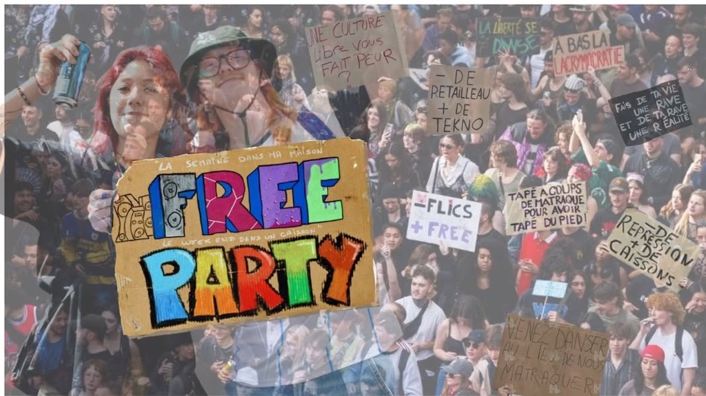 Contre la répression des rave parties - Photo - DR