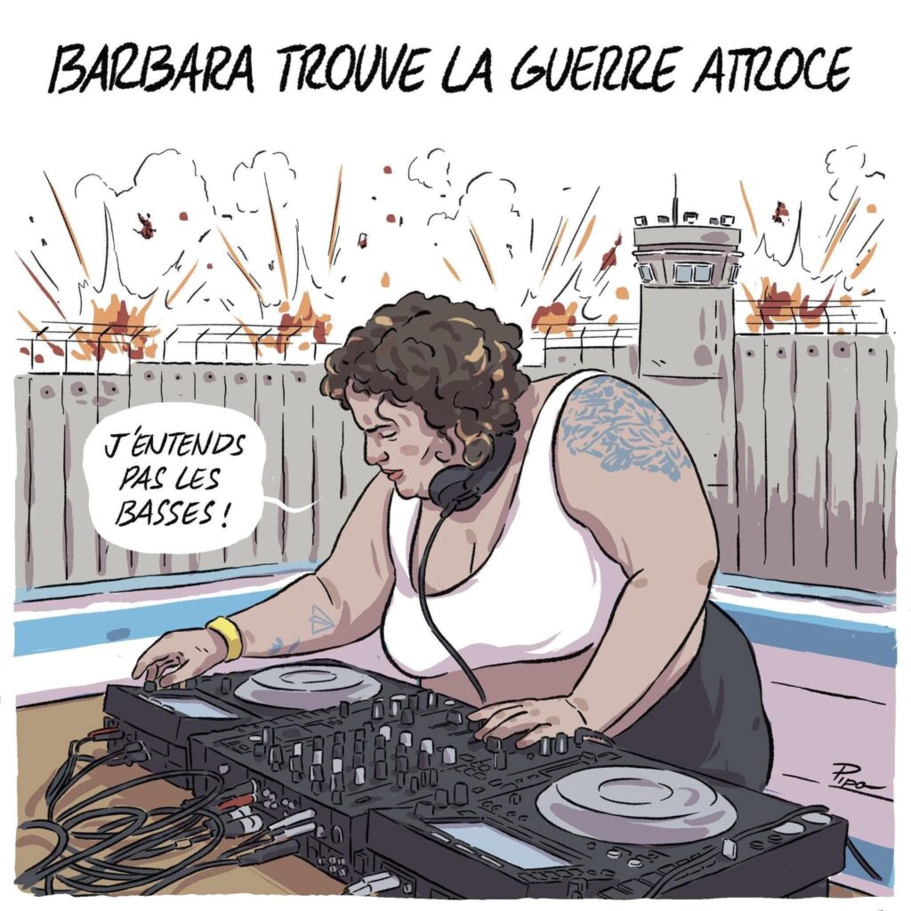 Barbara trouve la guerre atroce - Dessin - Pipo