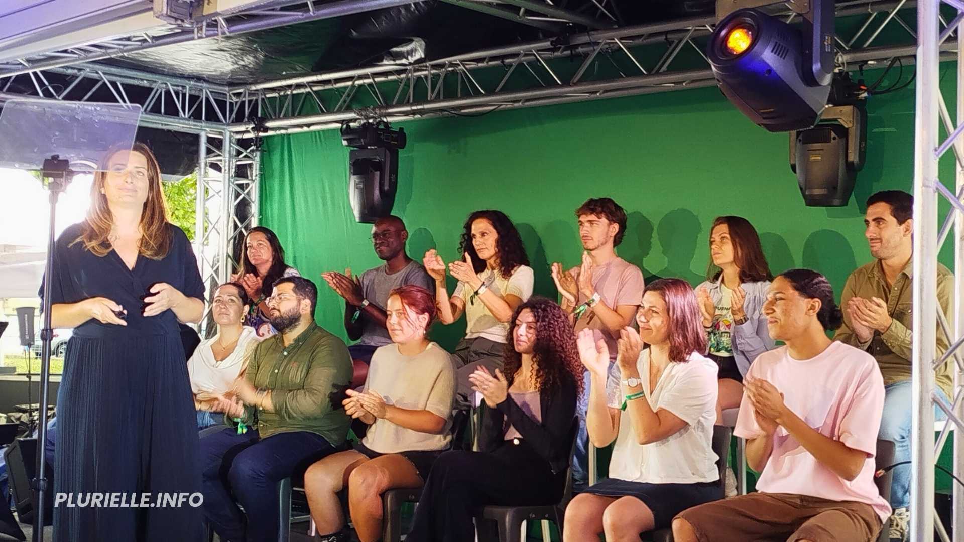 Marine Tondelier aux Journées d’été des Écologistes 2026 - Photo - LF PLURIELLE INFO