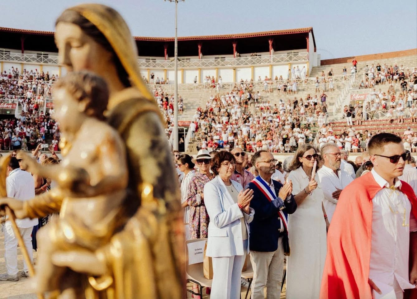La feria 2026 de Bézier placée sous les auspices de la vierge Marie et ceux du maire et de la préfète - Photo - FB Ville de Béziers