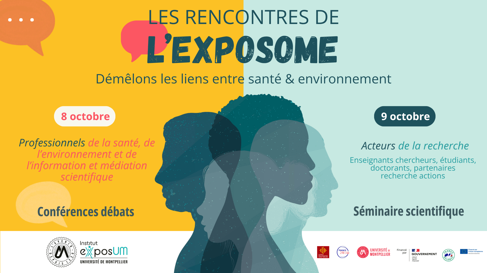8-9-octobre Les Rencontres De LExposome - Affiche - Université de Montpellier
