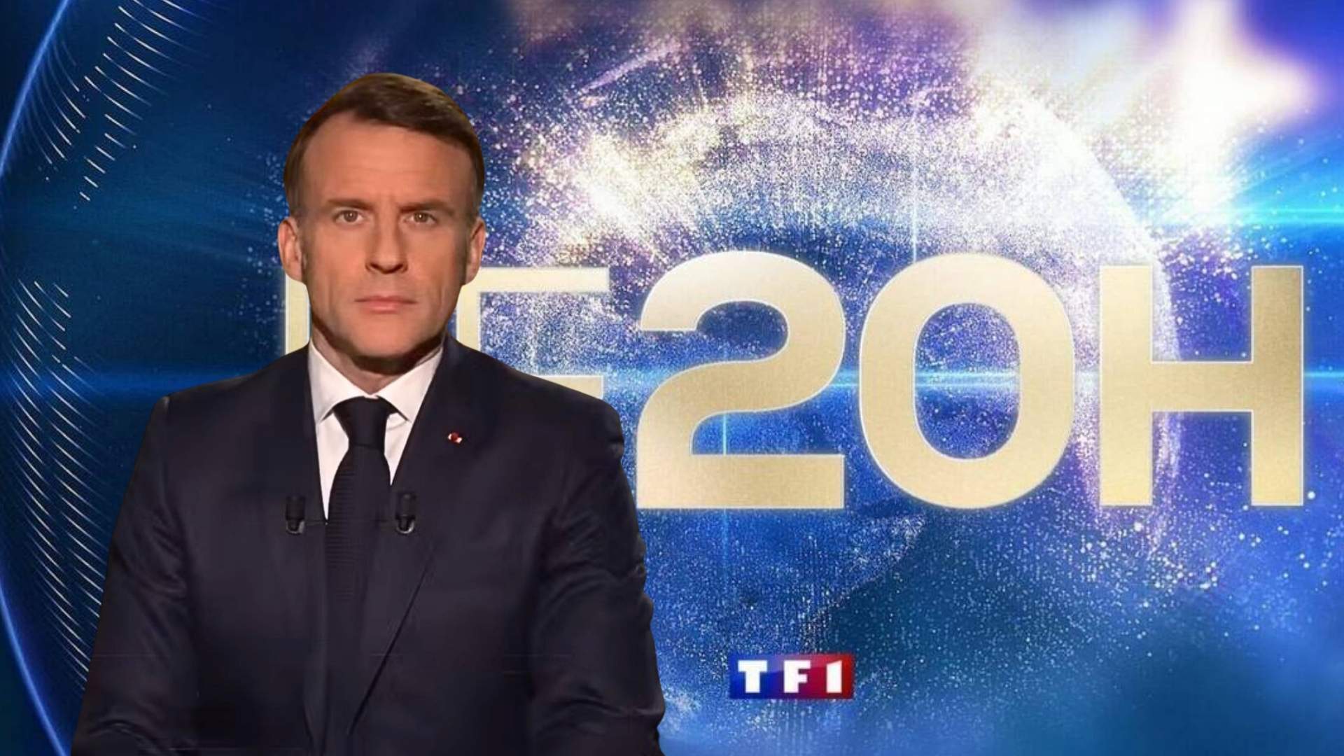 Emmanuel Macron à l'antenne - Photo - LAB_ PLURIELLE INFO