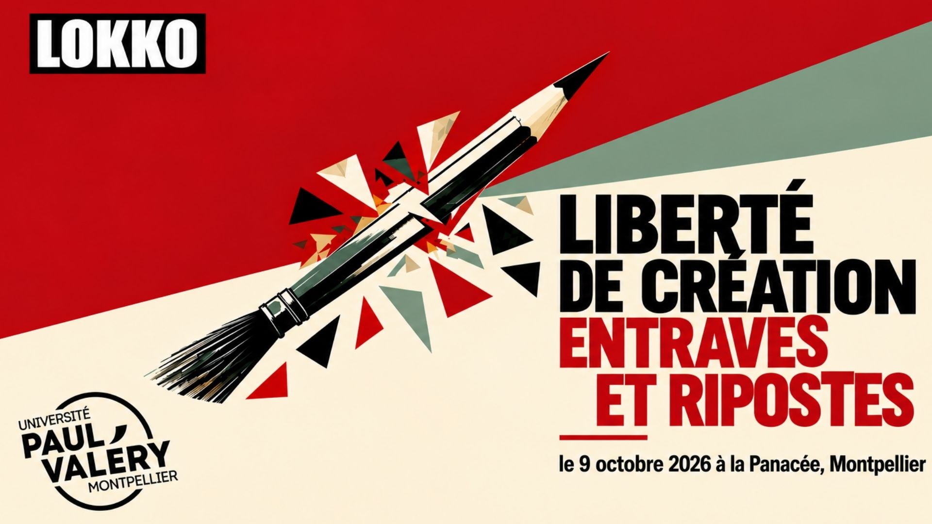 Liberté de création entraves et ripostes - Affiche - Lokko