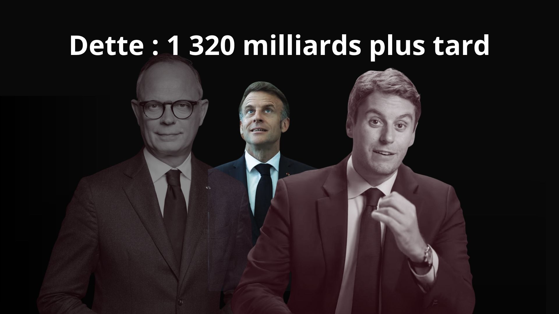 Philippe Macron Attal 1 320 milliards plus tard - Photo - LAB_ PLURIELLE INFO