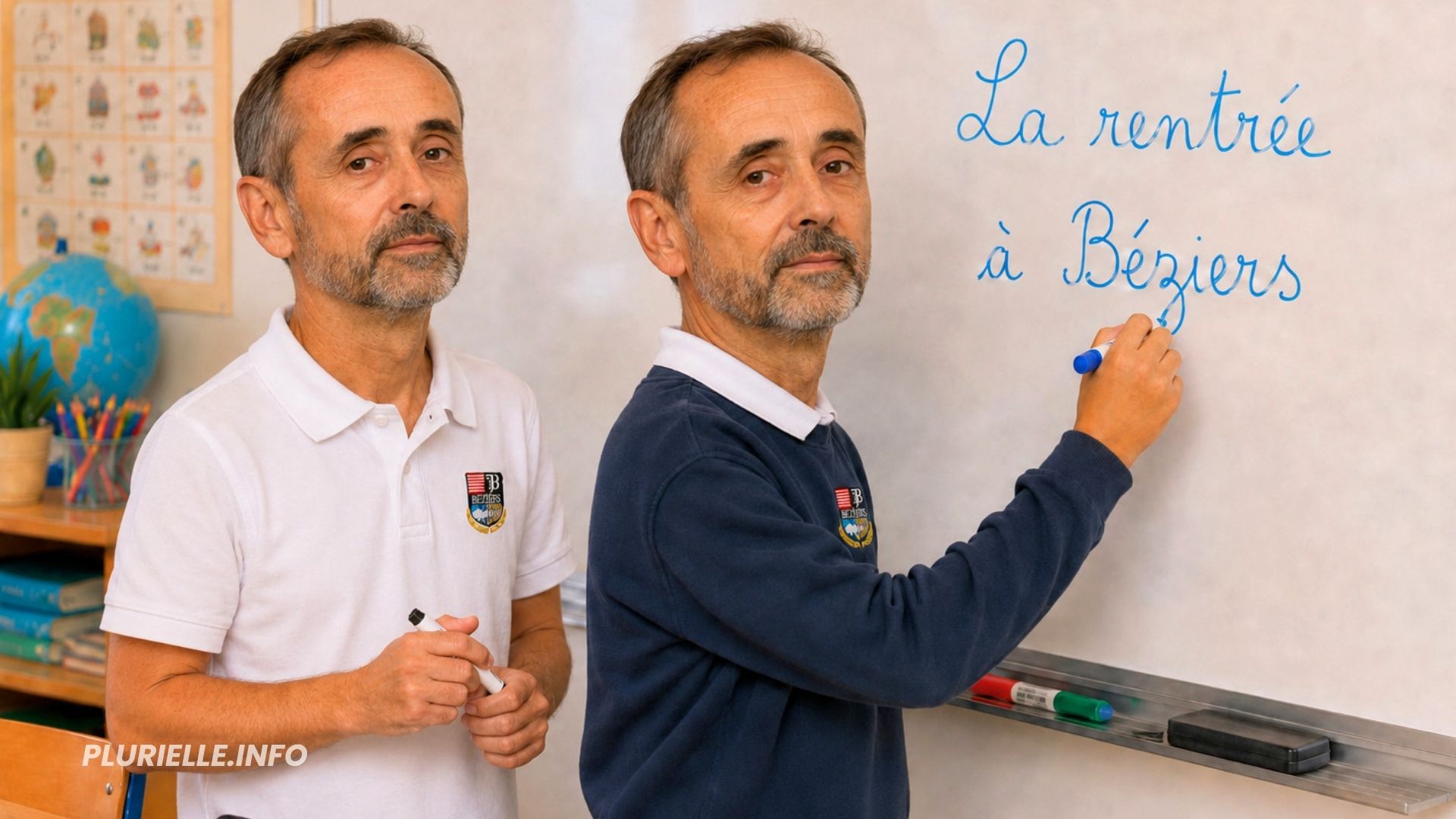 Robert Ménard la rentrée à Béziers - Photo - LAB_IA PLURIELLE INFO