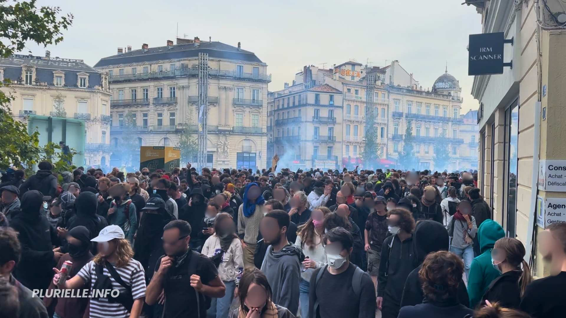 #24octobre Montpellier centre ville Comédie - Photo - JPV PLURIELLE INFO