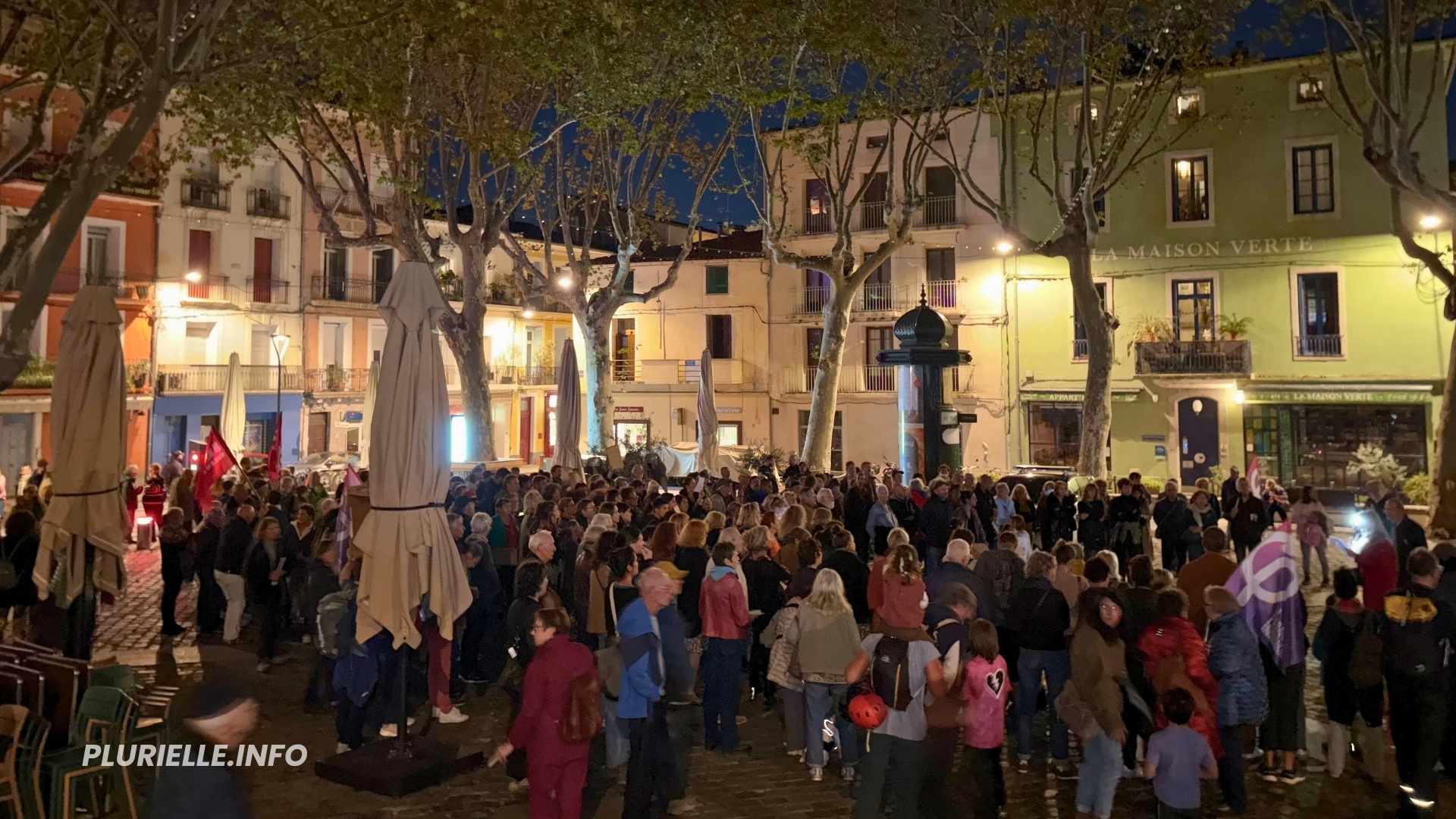 Attentat raciste de Trappes mobilisation à Sète : gravité, émotion et détermination - Photo - IG PLURIELLE INFO