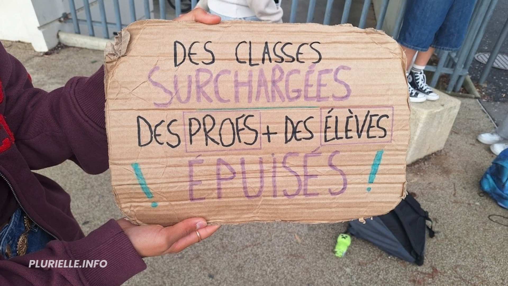 Blocus lycée Pompidou à Castelnau-le-Lez - Photo - VP PLURIELLE INFO