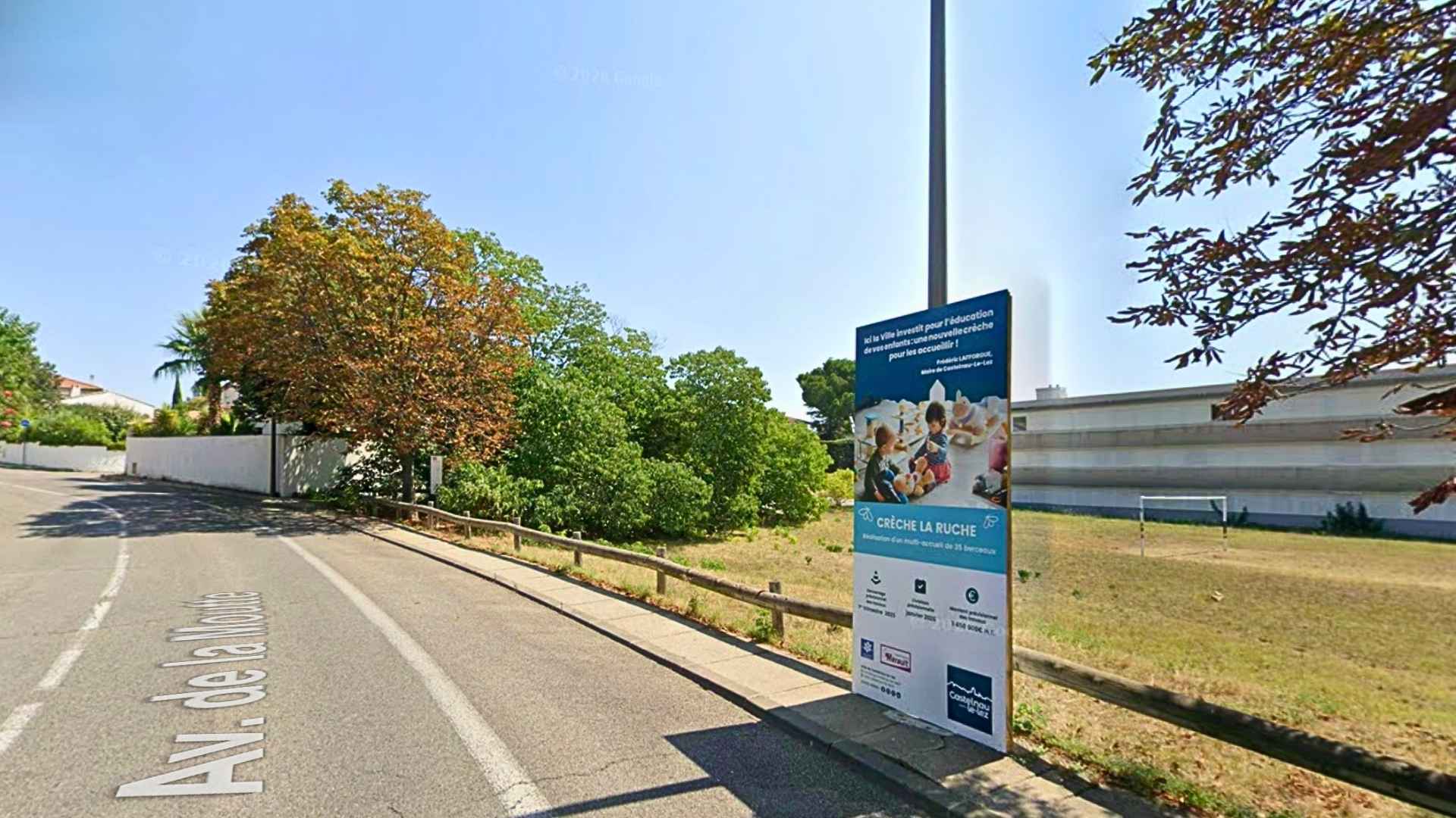 Castelnau-le-Lez avenue de la Moutte - Photo - Google map 2024