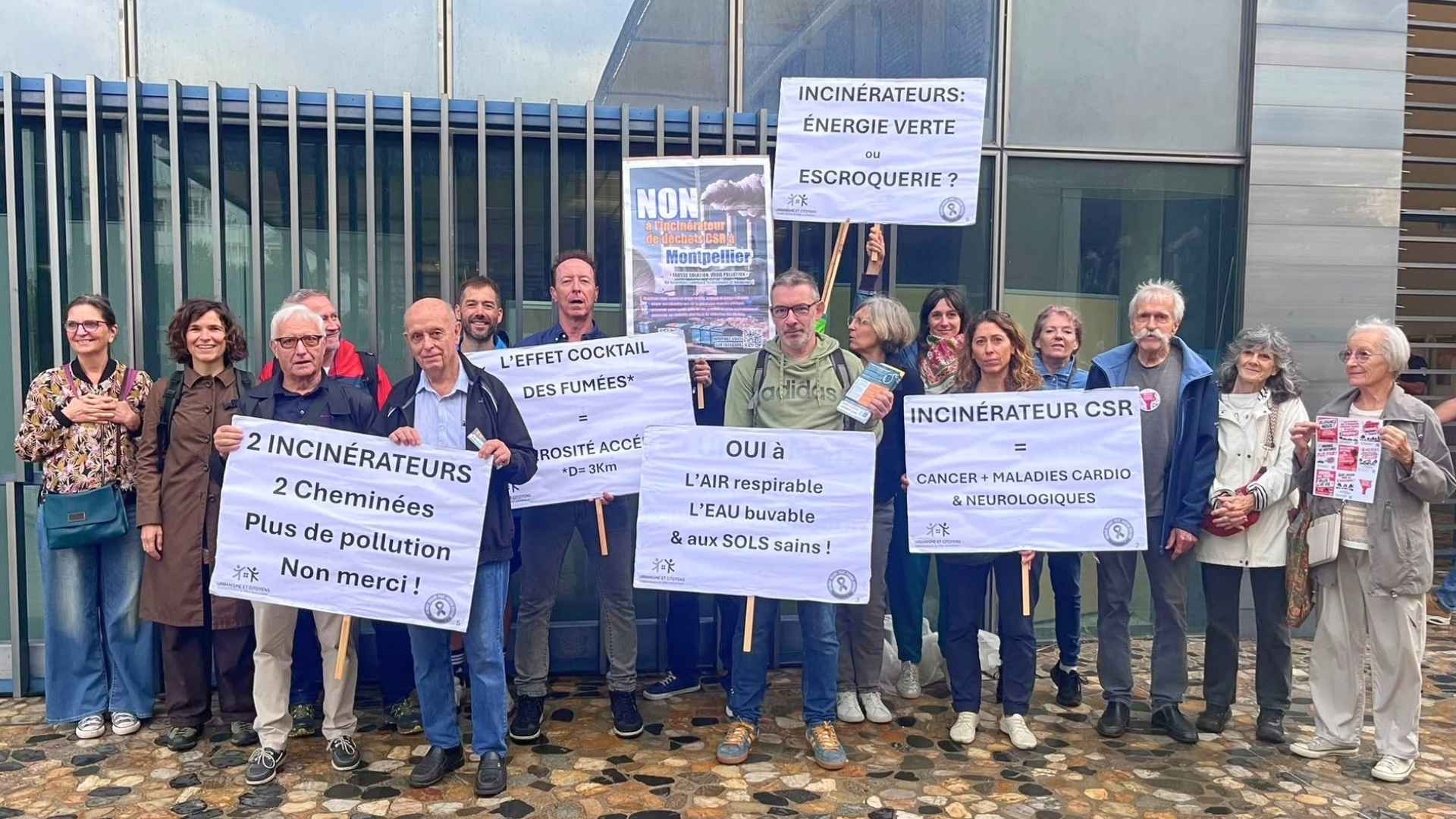 Comité de défense contre l’incinérateur CSR Montpellier 3M - Photo - DR SH