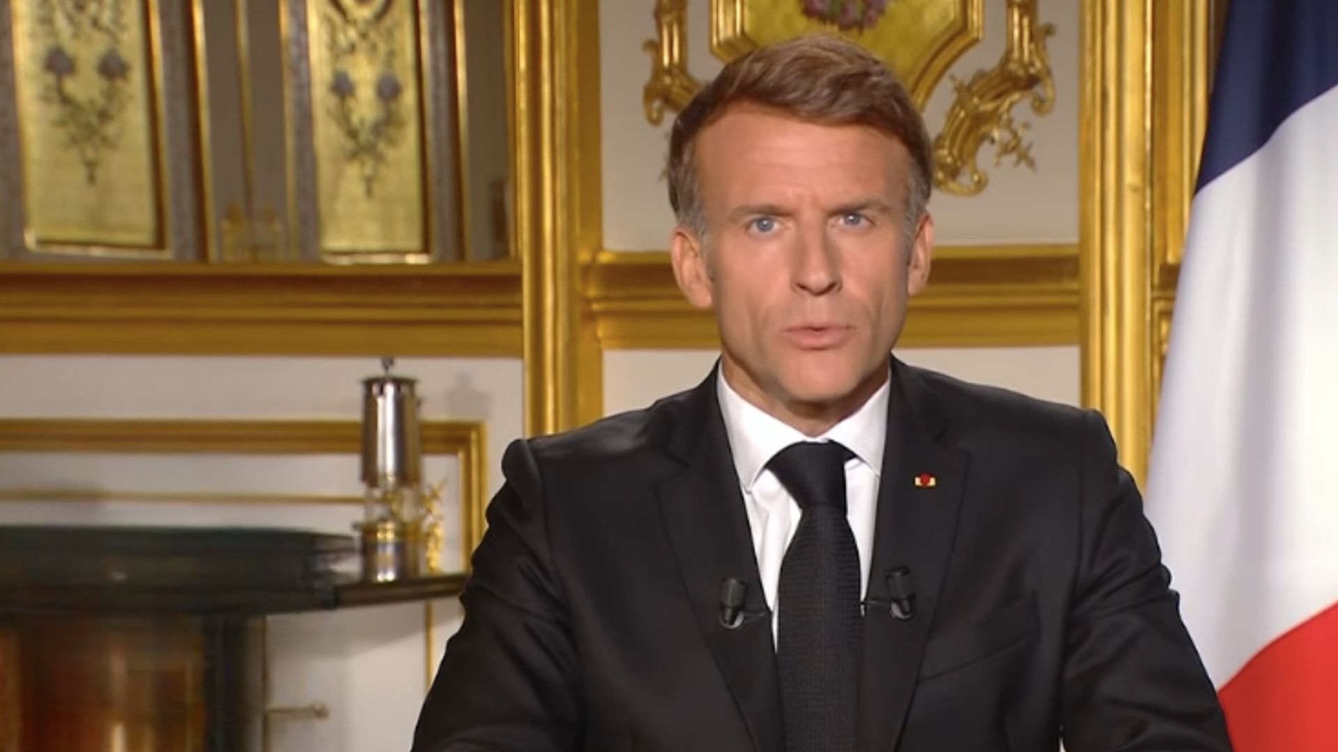 Déclaration télévisée d'Emmanuel Macron 18 octobre 2026 - Photo - DR Élysée