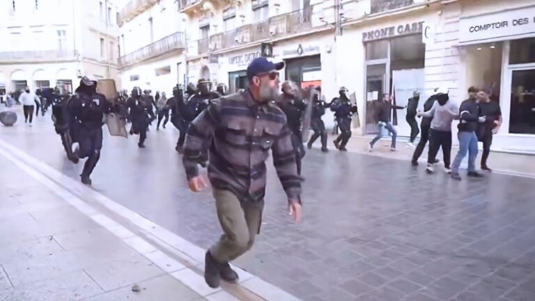 Montpellier : des militants d&rsquo;extrême droite frappent des manifestants, la protection policière mise en cause