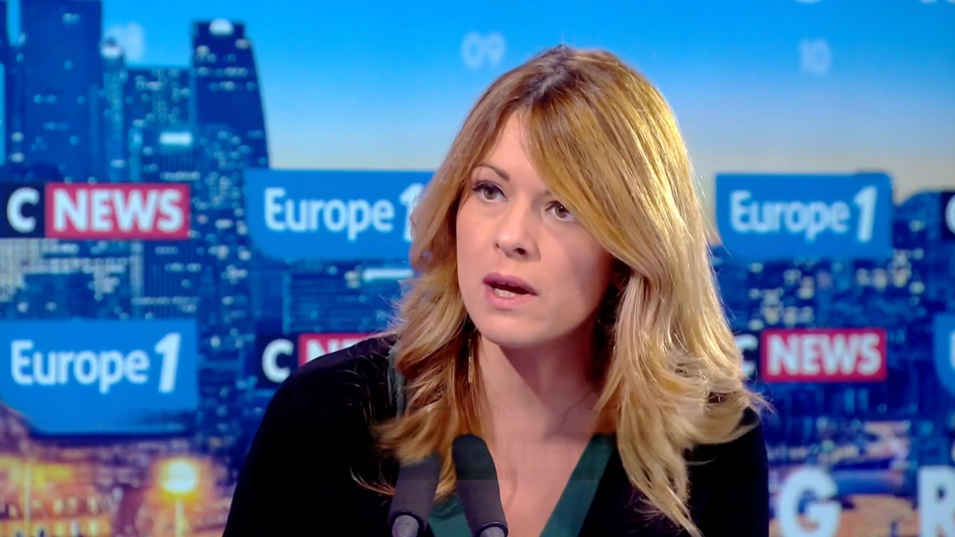 La porte-parole du gouvernement Maud Bregeon annonce sur Europe 1-CNews que le projet de loi dit « casseurs-payeurs » sera examiné au Sénat le 27 octobre - Photo - Flux CNEWS