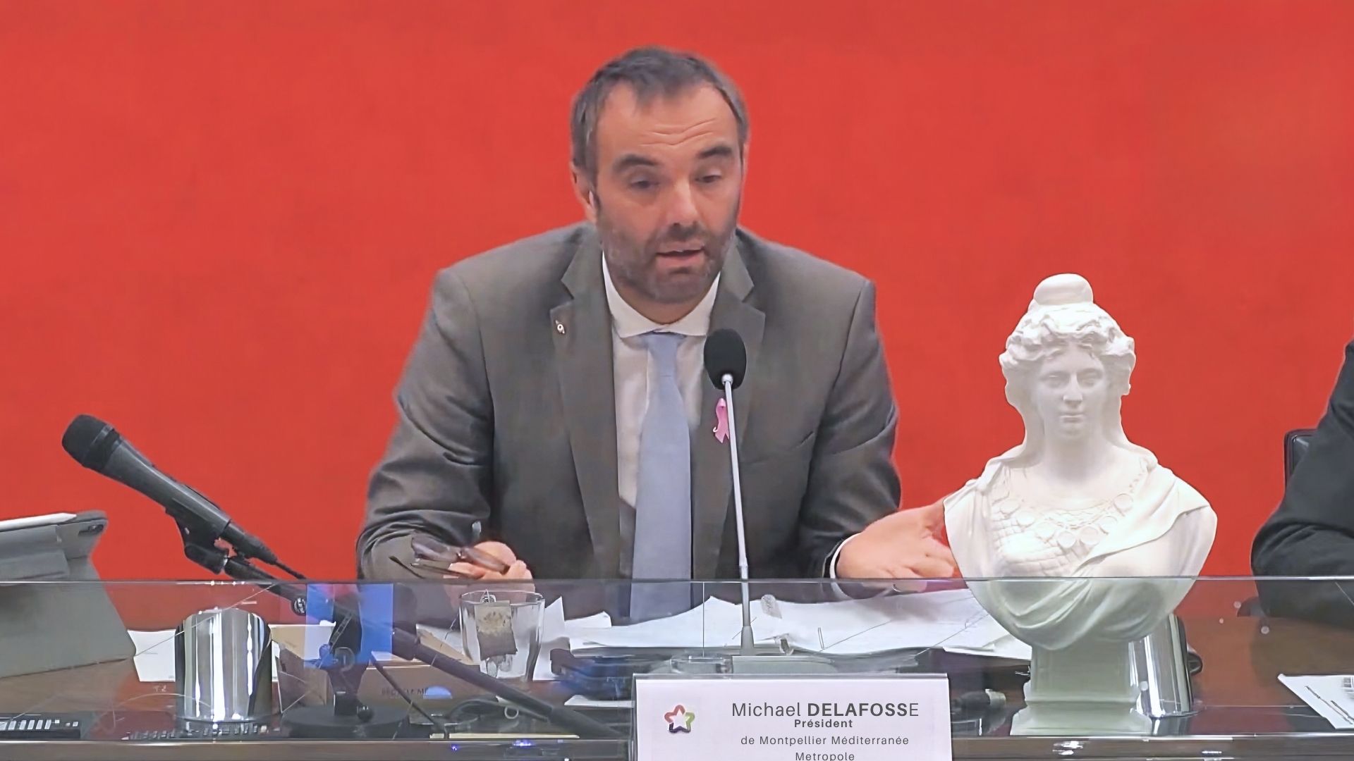Michaël Delafosse conseil de Montpellier Méditerranée Métropole Octobre 2026 - Photo - Flux CM
