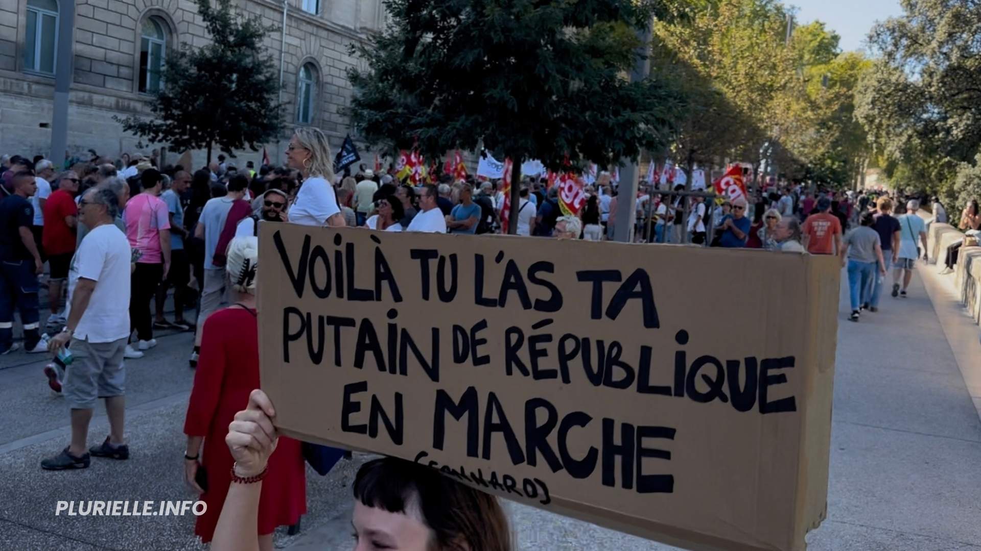 Mobilisation interprofessionnelle et intersyndicale contre les mesures budgétaires et les projets d'austérité du gouvernement de Sébastien Lecornu - Photo - JPV / PLURIELLE INFO / Archives 18 septembre 2025