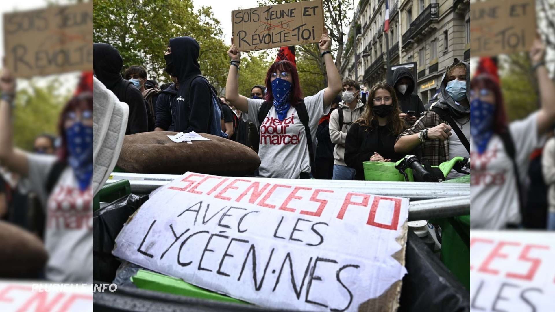 Paris Sciences po avec les lycéens "sois jeune et révolte-toi" -Photo - SB PLURIELLE INFO