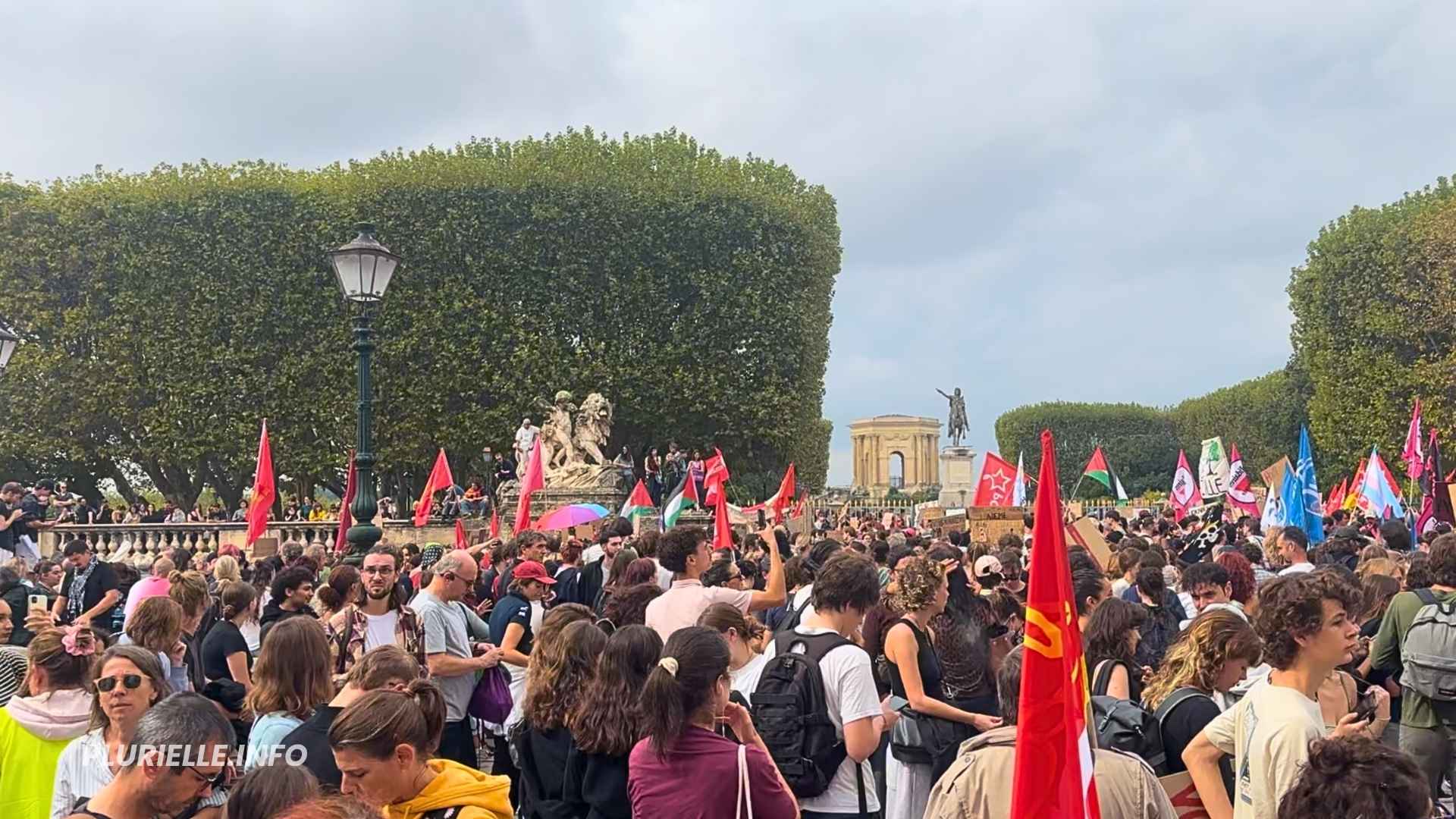 Rassemblement du 6 octobre à Montpellier - Photo - PLURIELLE INFO